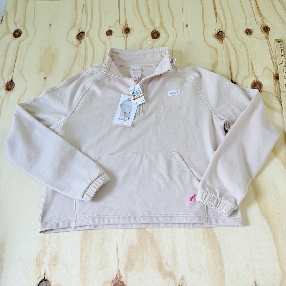 Women's Susan G Komen Yoga Sweatshirt Size M  NWT
